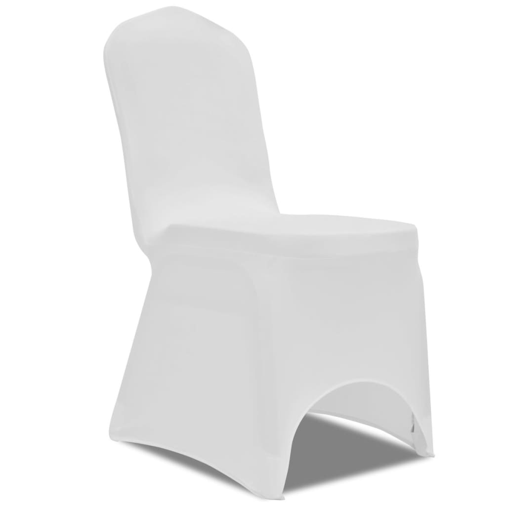vidaXL 50 X Funda Elástica Cubierta de  Silla Ropa Silla Sin Brazo Color Negro,  Burdeos,  Crema y mas