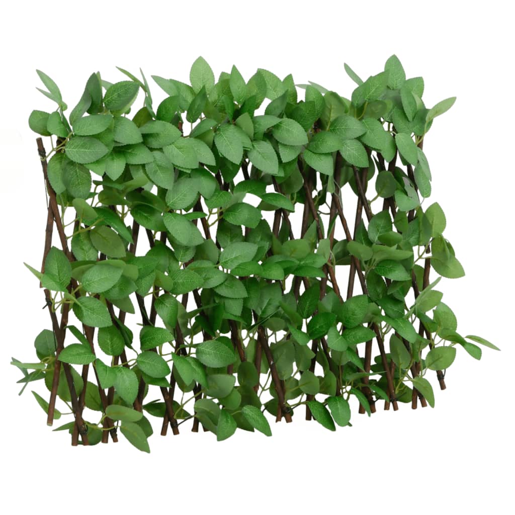Vidaxl Enrejado Expansible Hiedra Artificial Verde 5 Uds 180x30cm