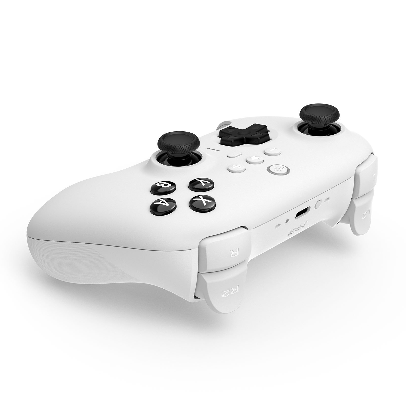 8BitDo Ultimate Mando Controller Con Base de Carga BT - Blanco para Nintendo Switch