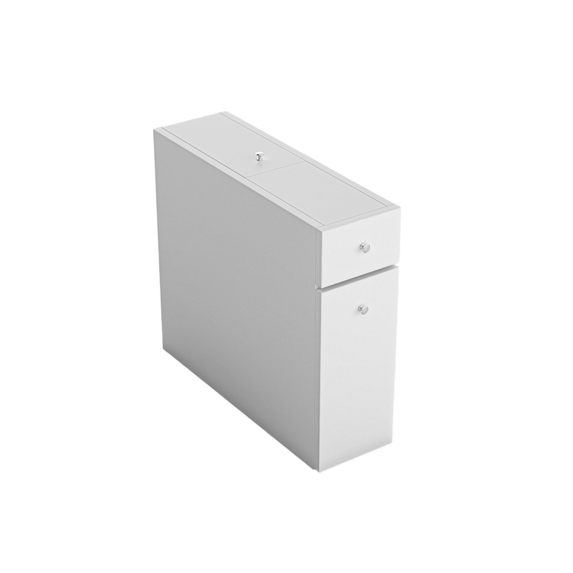 Habitat y Jardin - Mueble de baño de madera "Calencia" - 60 x 19 x 55 cm - Blanco