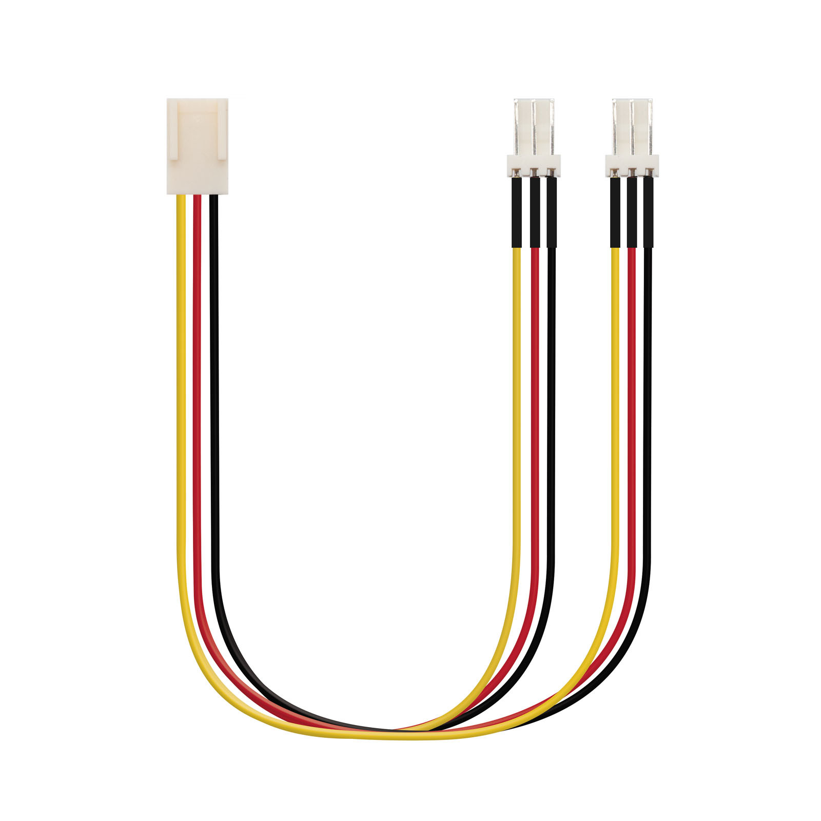 Nanocable Cable Alimentación Interno PC 3PIN Hembra 2 3PIN Alta Calidad