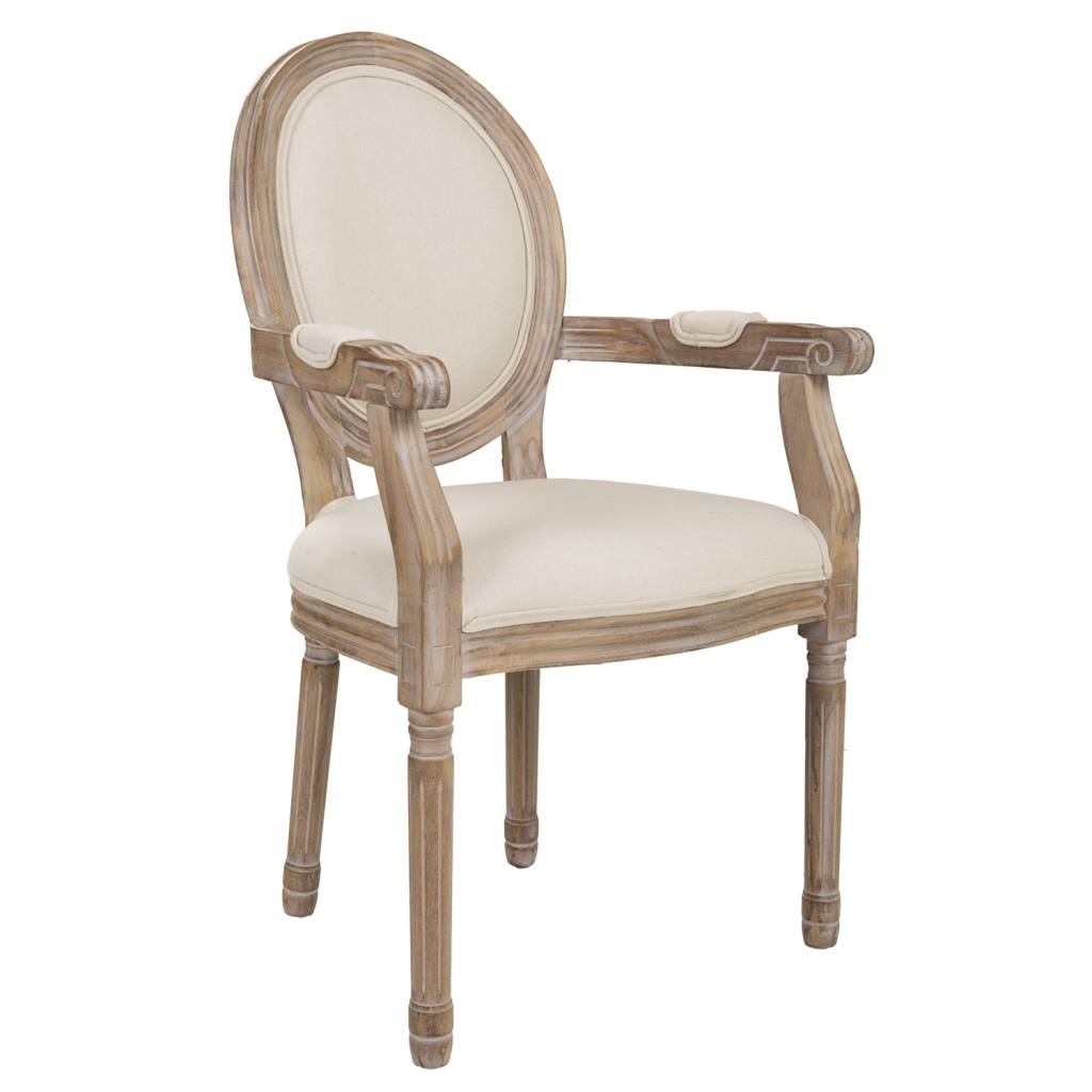 WANDERLUST DECO Silla de Madera Tapizada para Comedor con Diseño Elegante y Materiales de Alta Calidad