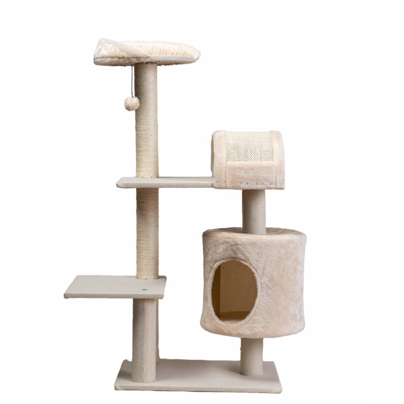WUAPU RASCADOR GATO FIVE 49X35X103 BEIGE