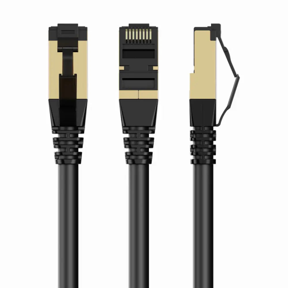 Gembird PP8-LSZHCU-BK-0.5M cable de red Negro 0.5 m Cat8 S/FTP (S-STP)