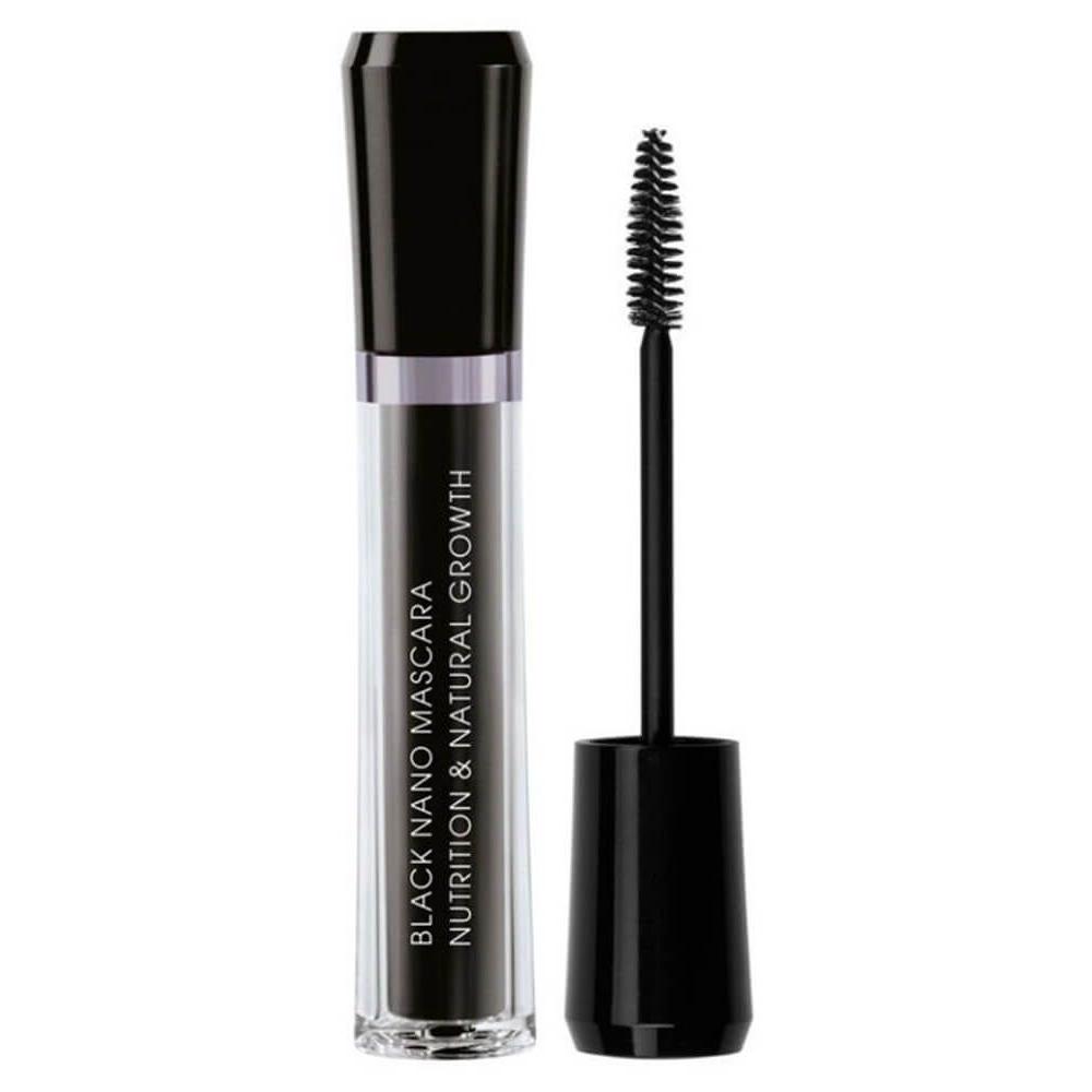 M2 Beauté BLACK NANO MASCARA 6 ml - Mascara de pestañas fortalecedora