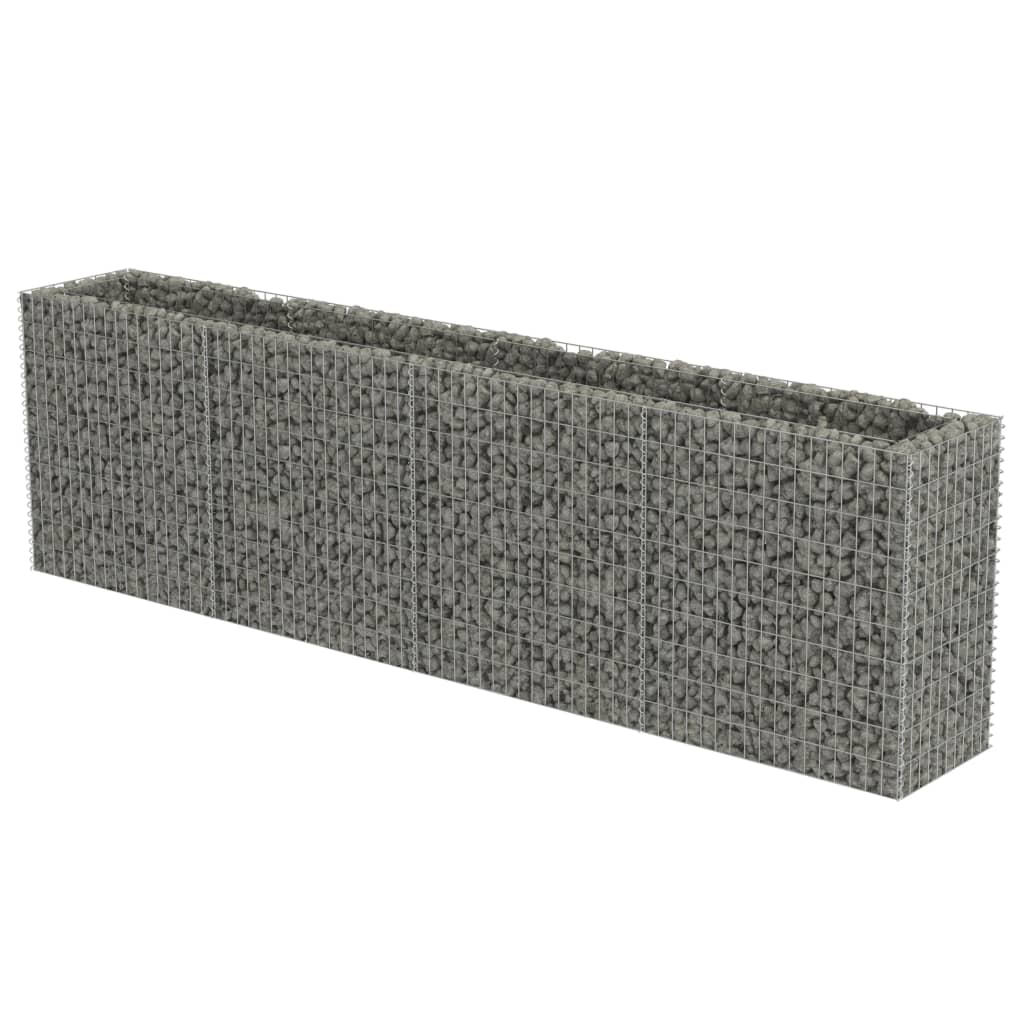 vidaXL Arriate de gaviones de acero Dimensiones 540 x 90 x 100 cm,  540 x 90 x 50 cm,  90 x 90 x 100 cm y mas
