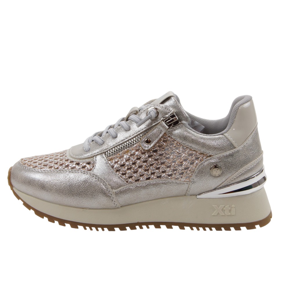 Xti mod. 145194 zapato casual para mujer en sintetico, cordones