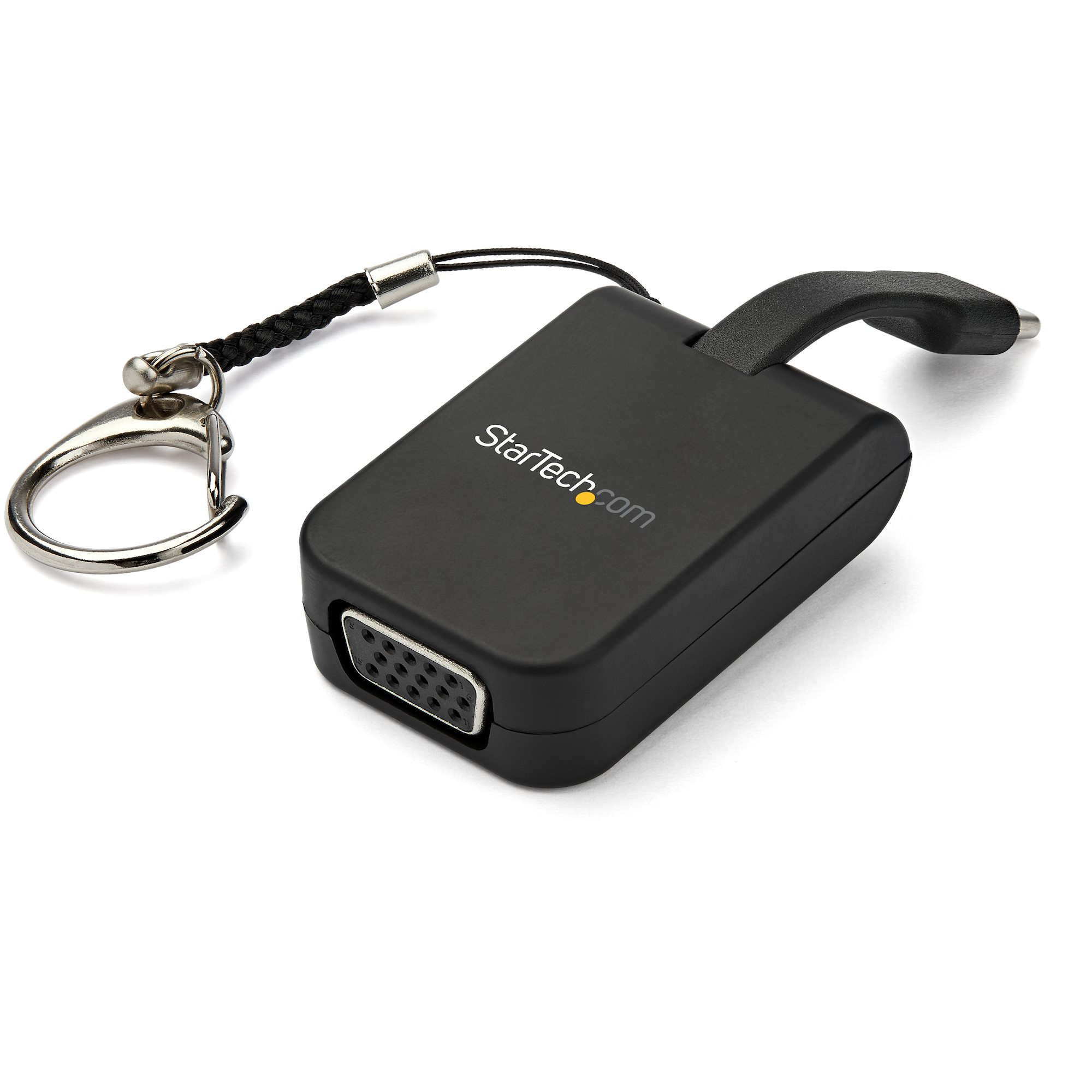 StarTech.com Adaptador Portátil USB-C a VGA con Llavero de Conexión Rápida