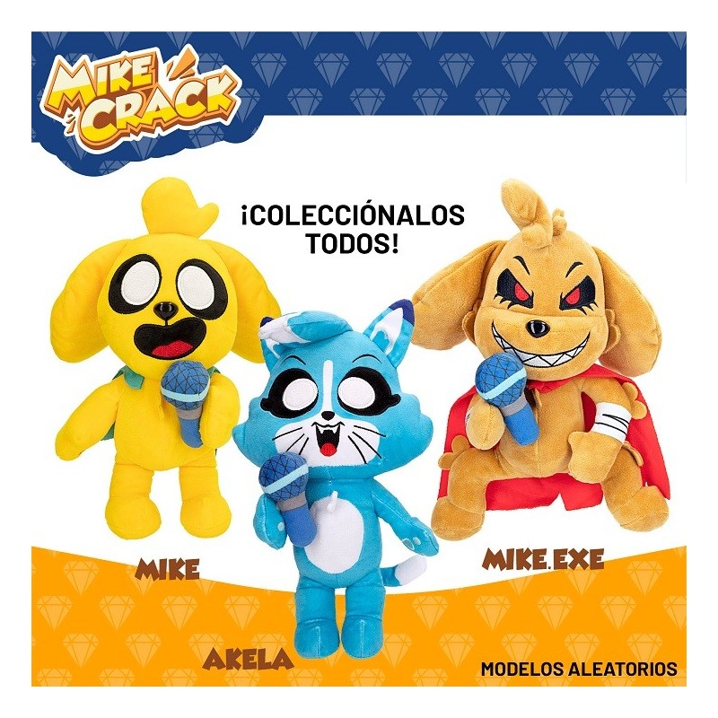 Peluche Interactivo Mike Crack 25 Cm. Con Sonidos Y Melodias. Surtido/Modelo aleatorio (Una unidad)(Color Baby 48416)