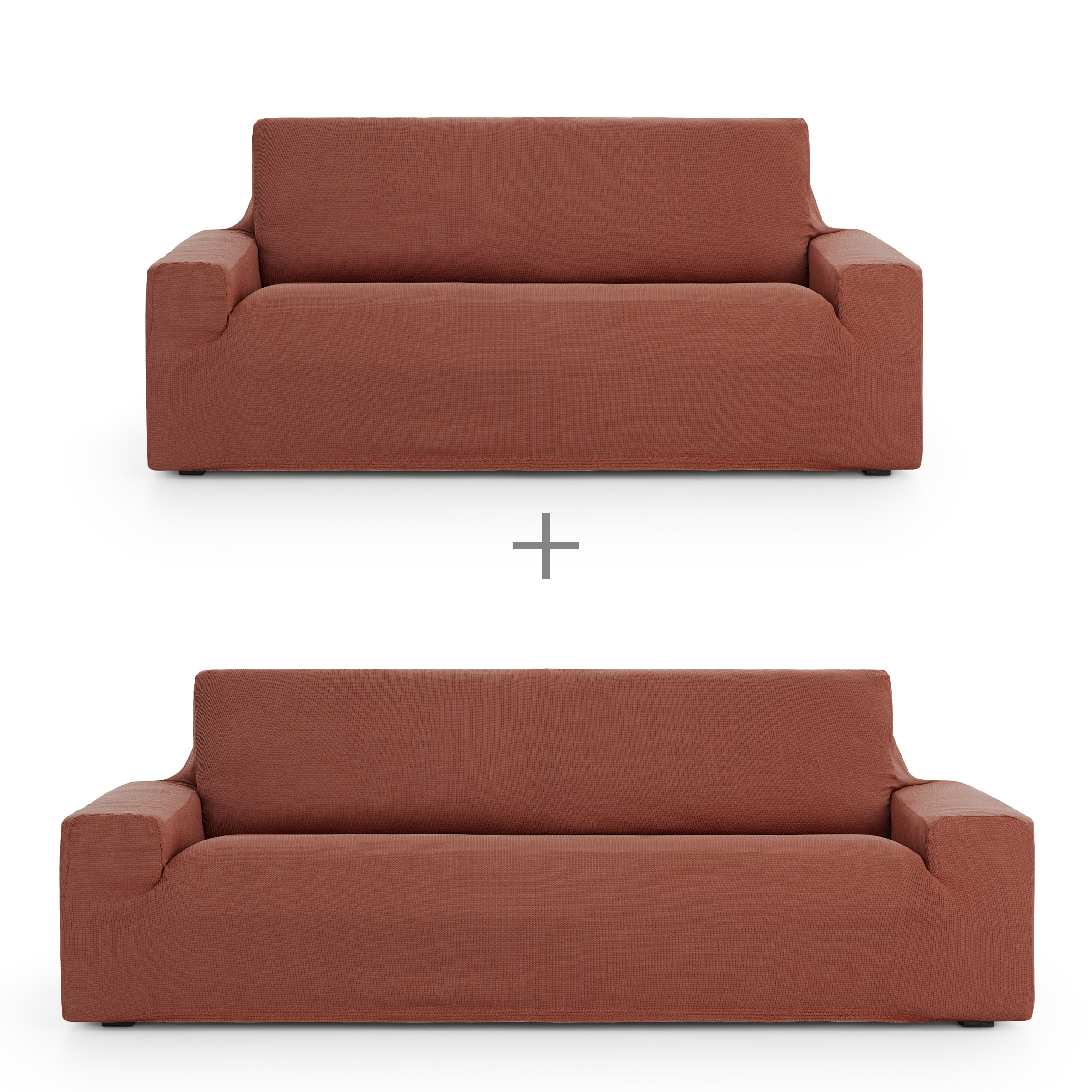 Fundas de sofa mod/7 elastica ulises 3-2 pl. c/9, Tamaño 3+2, 170x310x110cm, Fábricada en España