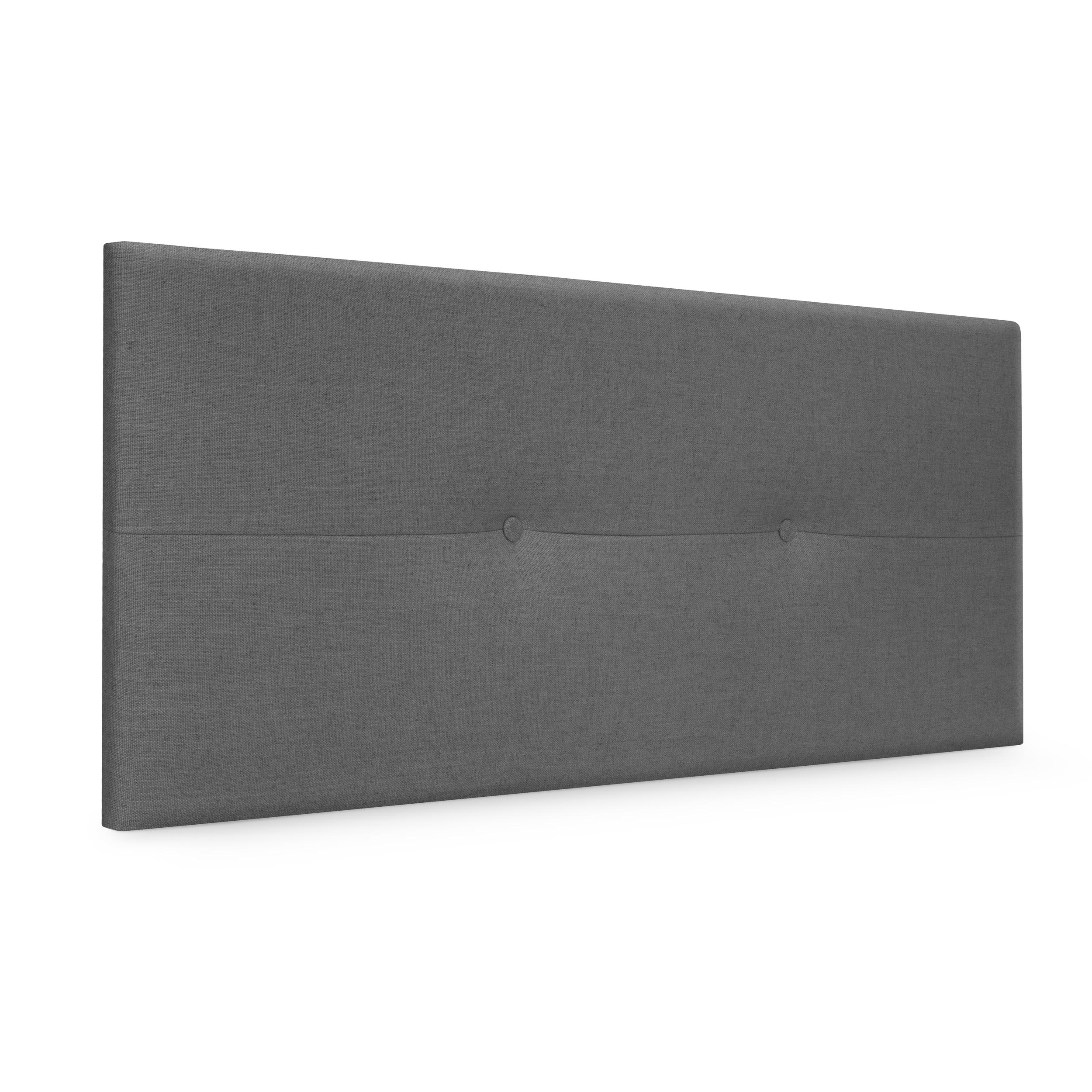 DHOME Cabecero de Lino Natural con Botones Cabezal Tapizado Cama Dormitorio Moderno TOP TRENDING