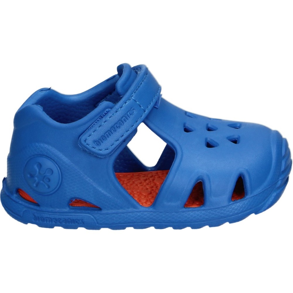 BIOMECANICS | Chancletas Biomecanics BioAQUA para Niños – Chanclas Primeros Pasos en Color Azul – Piscinas con Velcro – Respetuosos con el Pie – Ligeros y Flexibles – Suela Antideslizante – Modelo 262290-A006