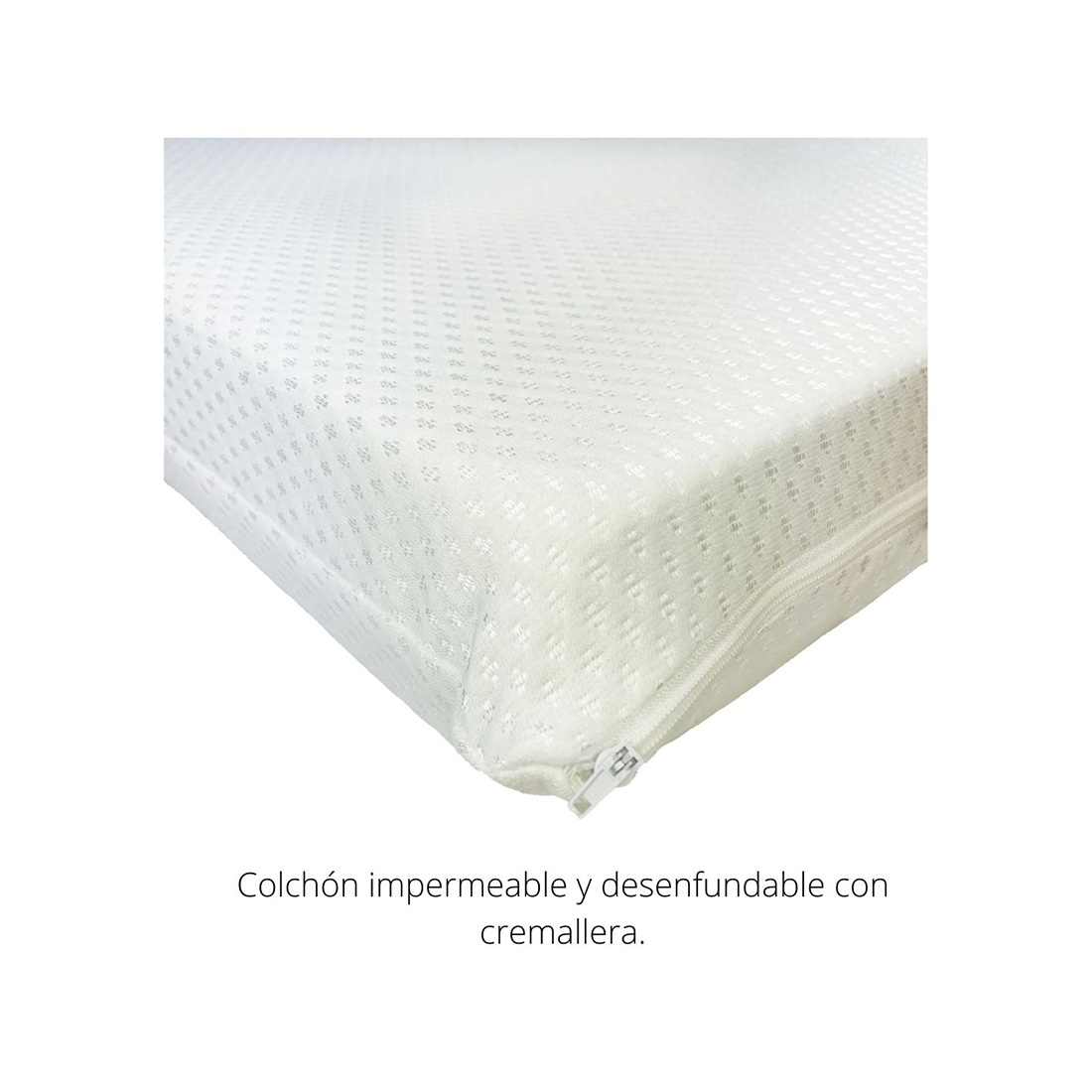 Acomoda Textil – Funda de Colchón Transpirable y Desenfundable con  Cremallera para Cama. Protector Suave y Ajustable para Colchón. (Cama 150  cm)