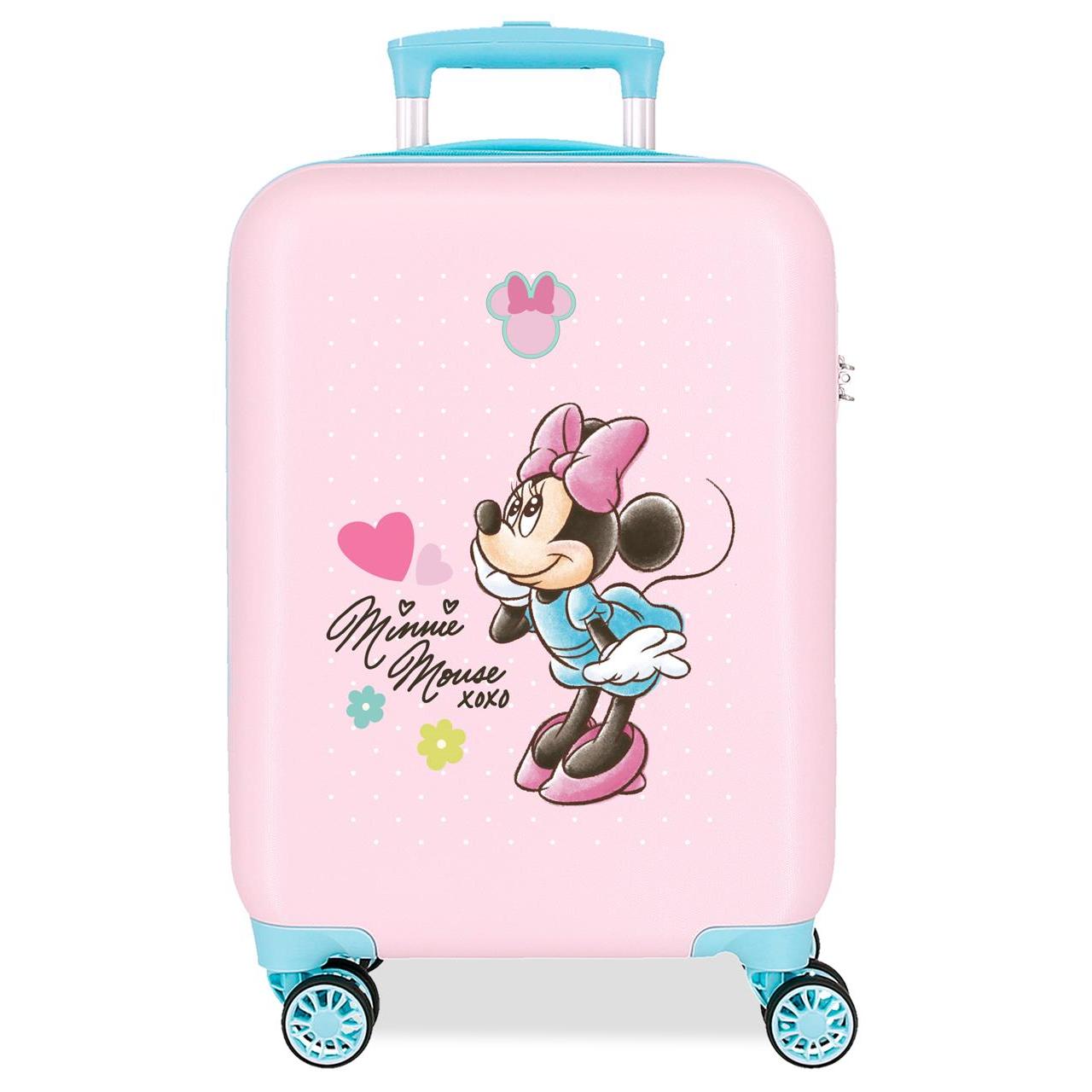Maleta de cabina Disney Minnie imagine ABS con capacidad de 28,4L Rosa