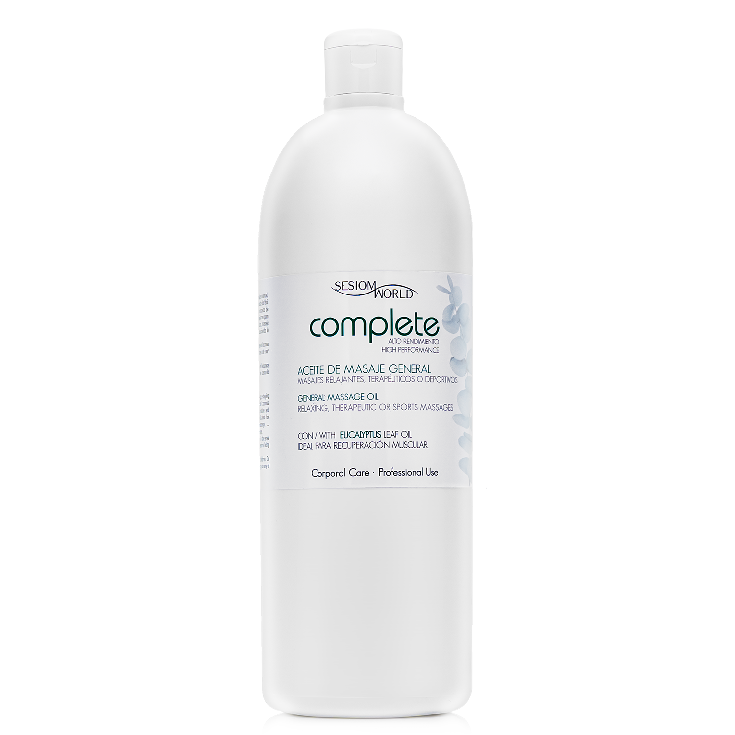 ACEITE DE MASAJE GENERAL COMPLETE CON ACEITE EUCALIPTO LITRO