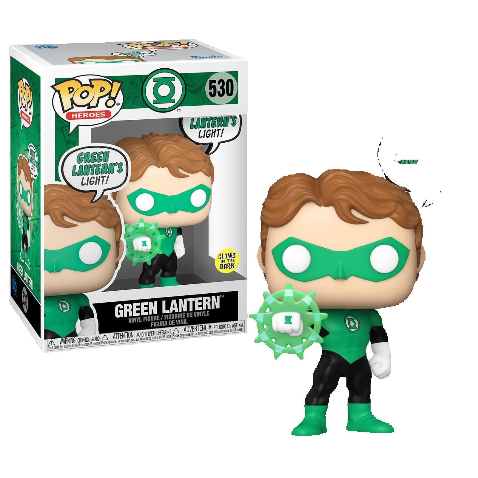 Funko Pop Heroes: DC Green Lantern (Beware) Glows  DC 530