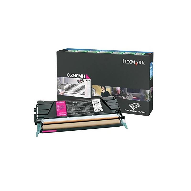Lexmark - C5240MH cartucho de tóner 1 pieza(s) Original Magenta C5240MH
