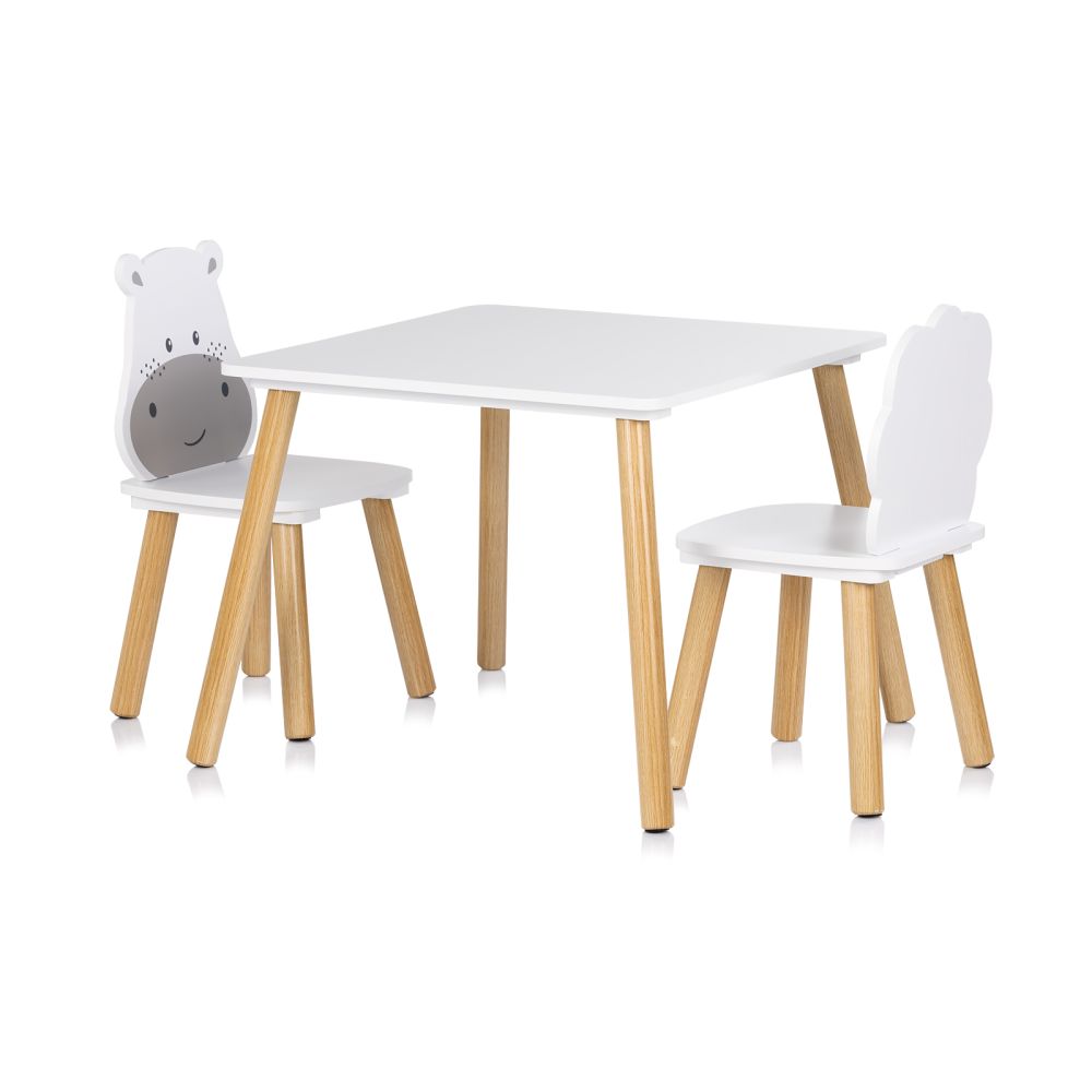 CHIPOLINO Juguete Juego de mesa con dos sillas MDF de Chipolino