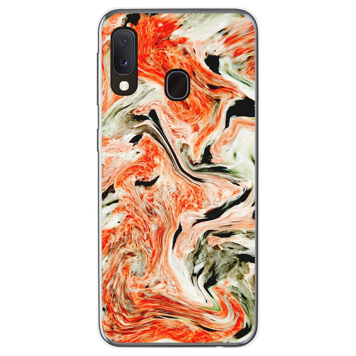 Tumundosmartphone Funda Gel Tpu para Samsung Galaxy A20e 5.8 diseño Mármol 12 Dibujos