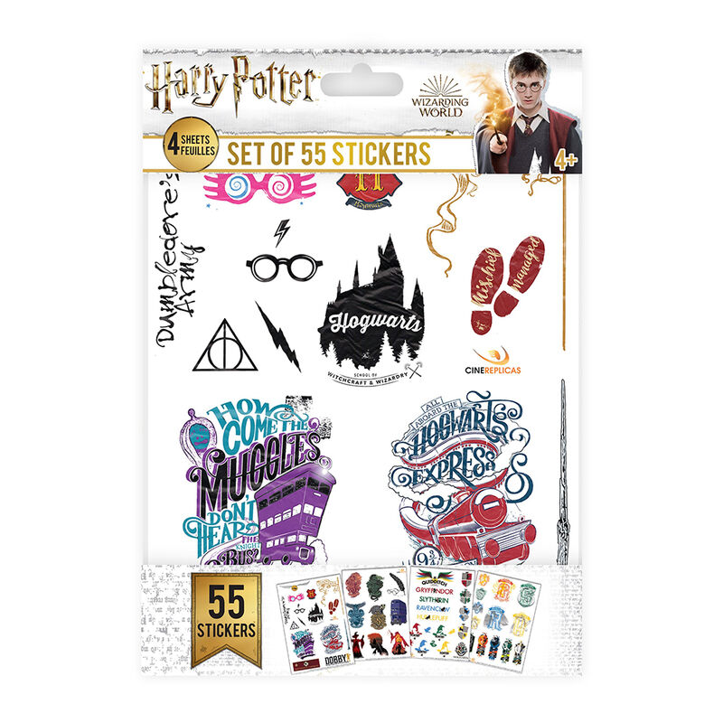 Conjunto de autocolantes do Harry Potter Vários
