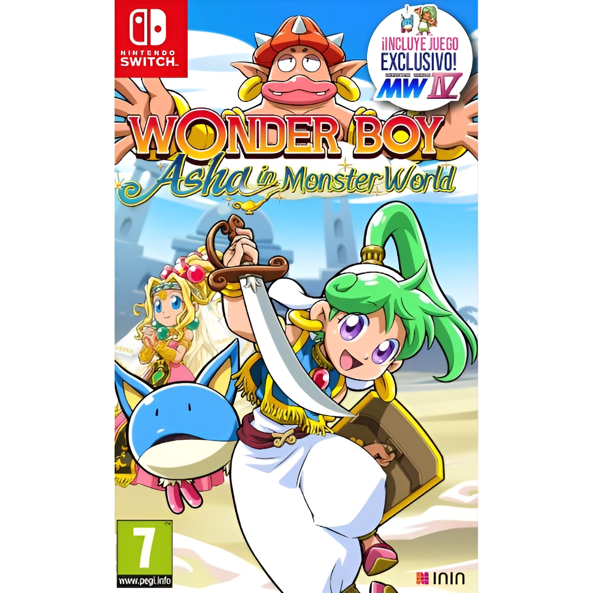 Wonder Boy Asha In Monster World - Nintendo Switch - Nuevo precintado - PAL España