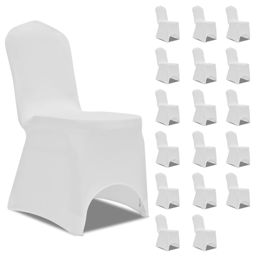 vidaXL 18x Funda Silla Elástica Cubiertas Comedor Boda Muebles Salón Color Burdeos,  Crema,  Negro y mas