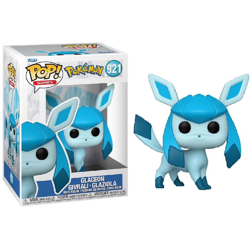 FUNKO POP! POKEMON - GLACEON (EMEA), 69080, Nº921M TIENDA CON LICENCIA OFICIAL