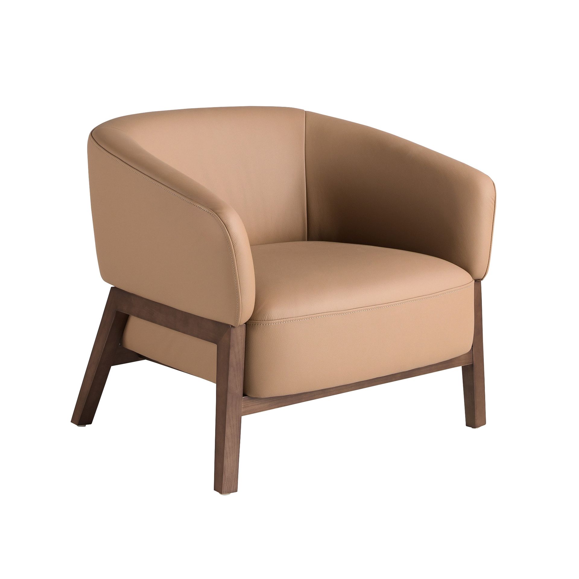 ANGEL CERDÁ Sillón piel marrón 5189