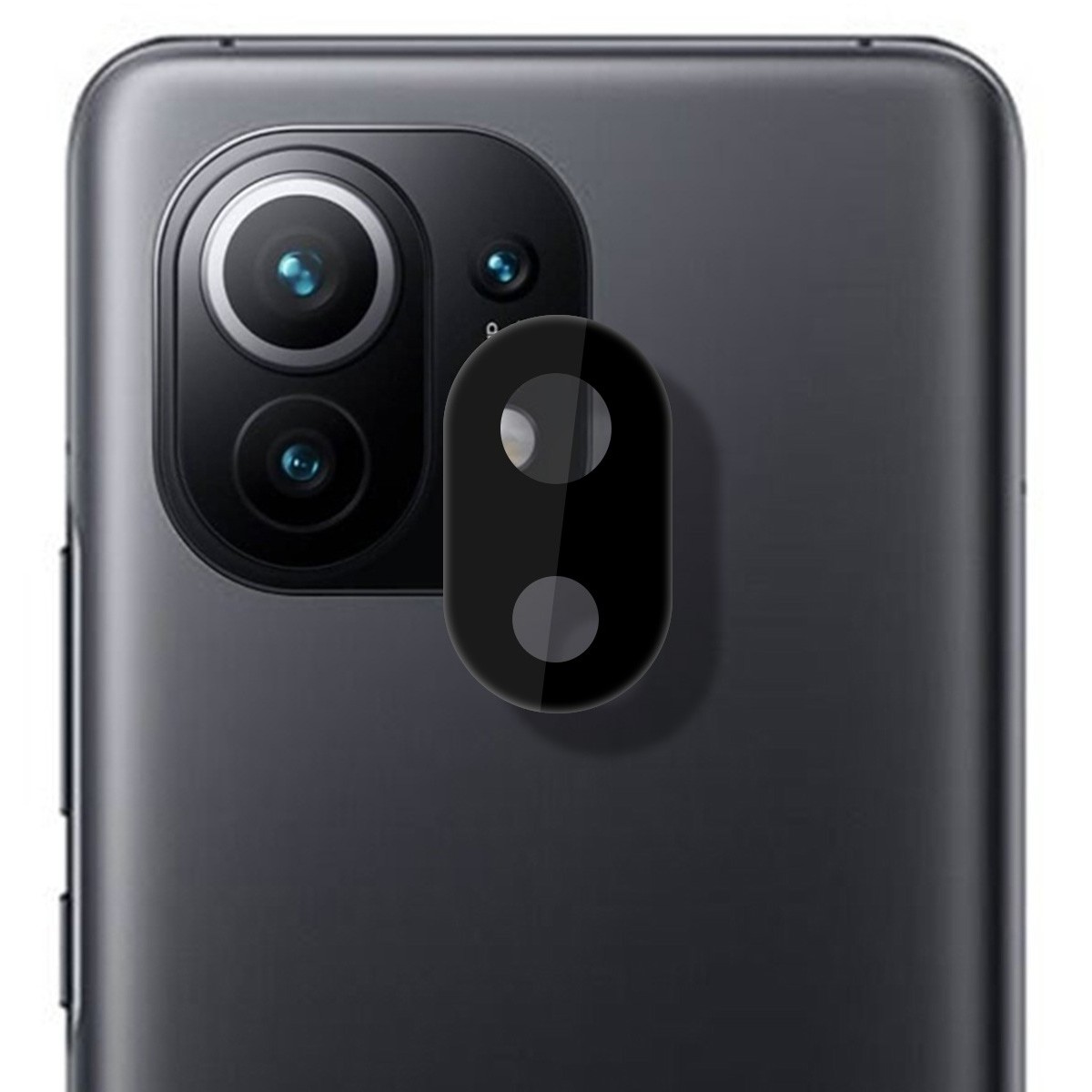 Tumundosmartphone Protector Cristal Templado Cámara Trasera para Xiaomi Mi 11 / Mi 11 Pro Vidrio