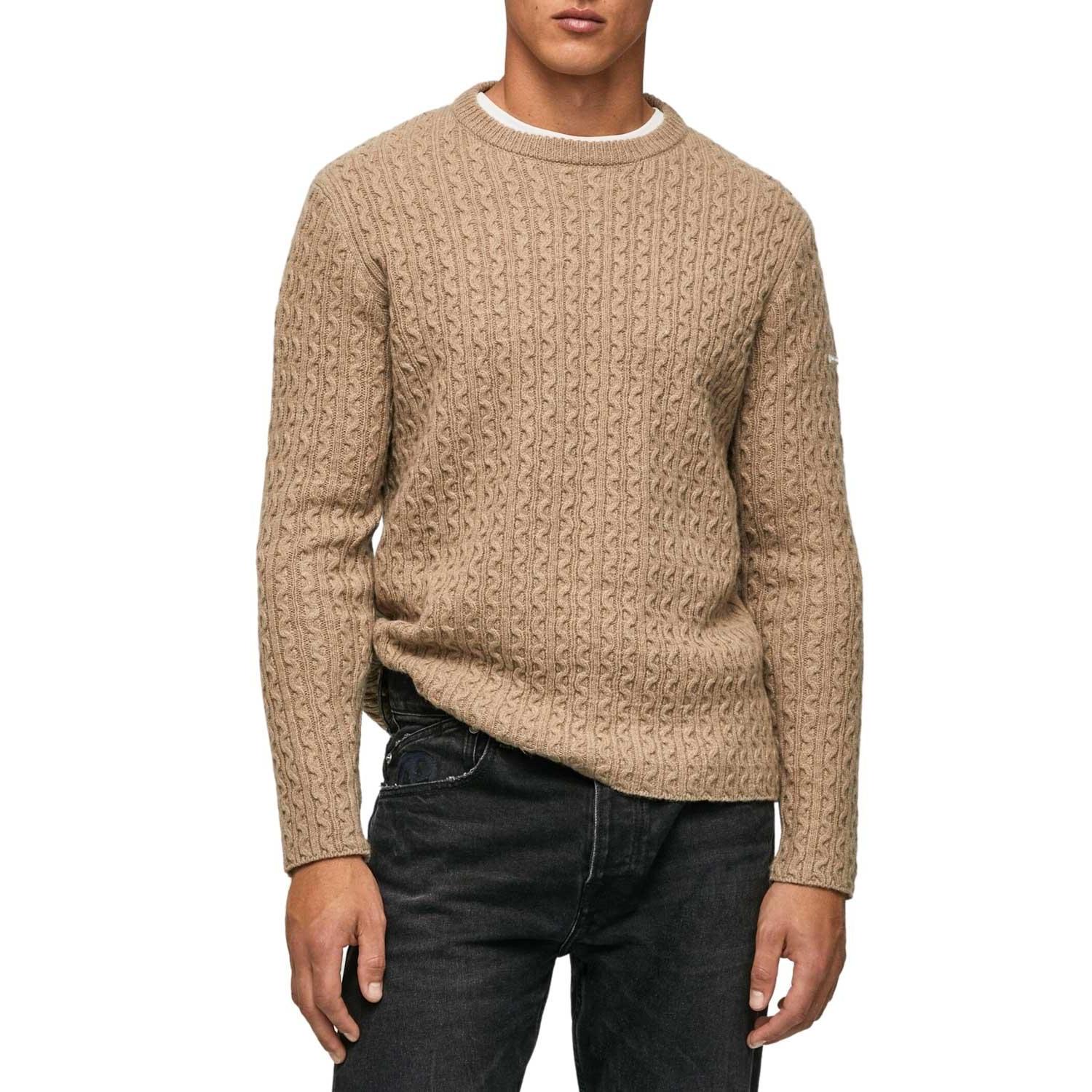 Pepe Jeans - Jersey Pepe Jeans New Jules Beige para Hombre