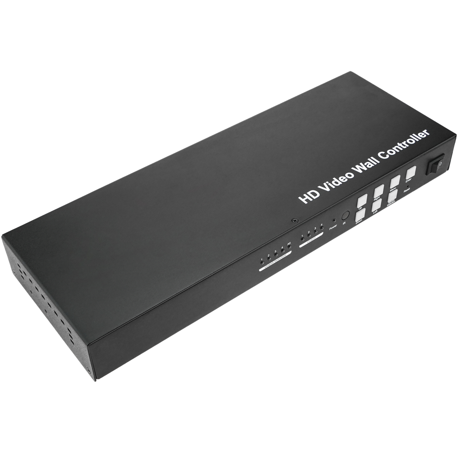 Videowall matriz de vídeo de 4 pantallas 2x2 1x4 4x1 HDMI CVBS VGA USB ampliable - BeMatik