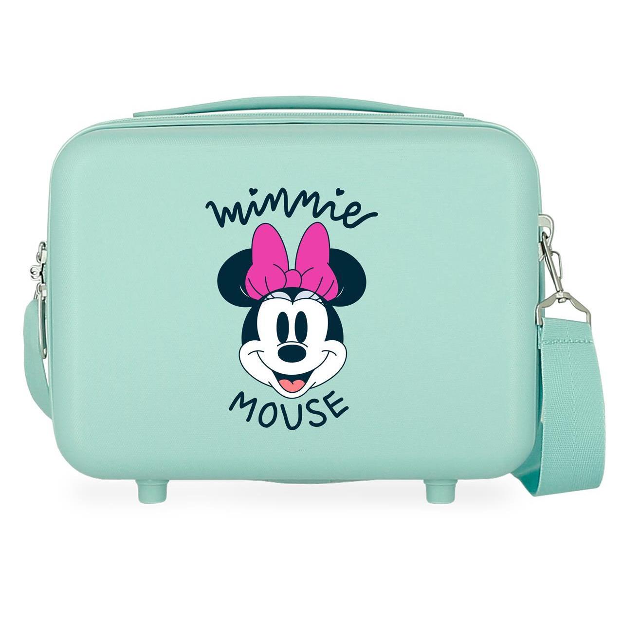Neceser Abs Disney Minnie teen turquesa 21x29x15cm