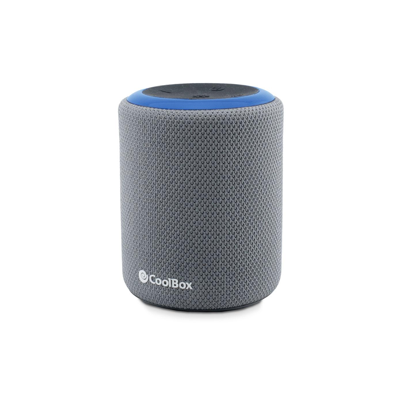 CoolBox DROP G231 Bluetooth Speaker 5W, Compact IPX6 Waterproof Design in Gray, 1200mAh Battery for 6 Hours Playback, USB-C Fast Charging, Bluetooth 5.3 Connectivity, Ideal Portable Speaker for Music on the Go.
