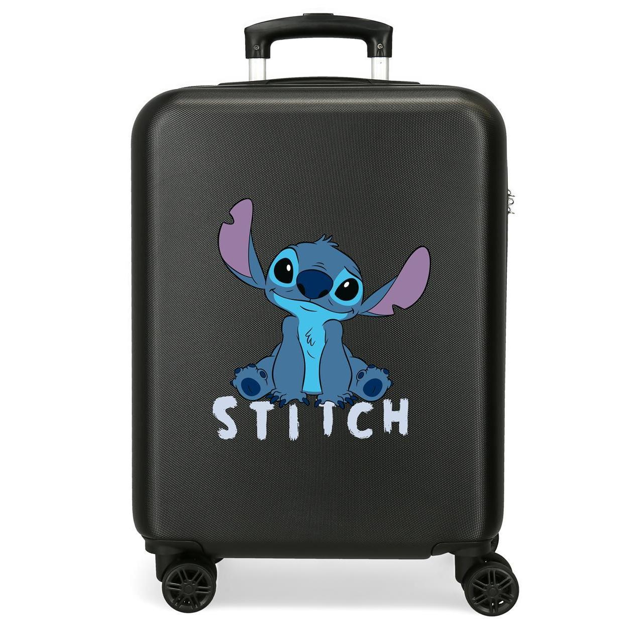 Maleta de cabina Stitch cute negro 38x55x20 cm