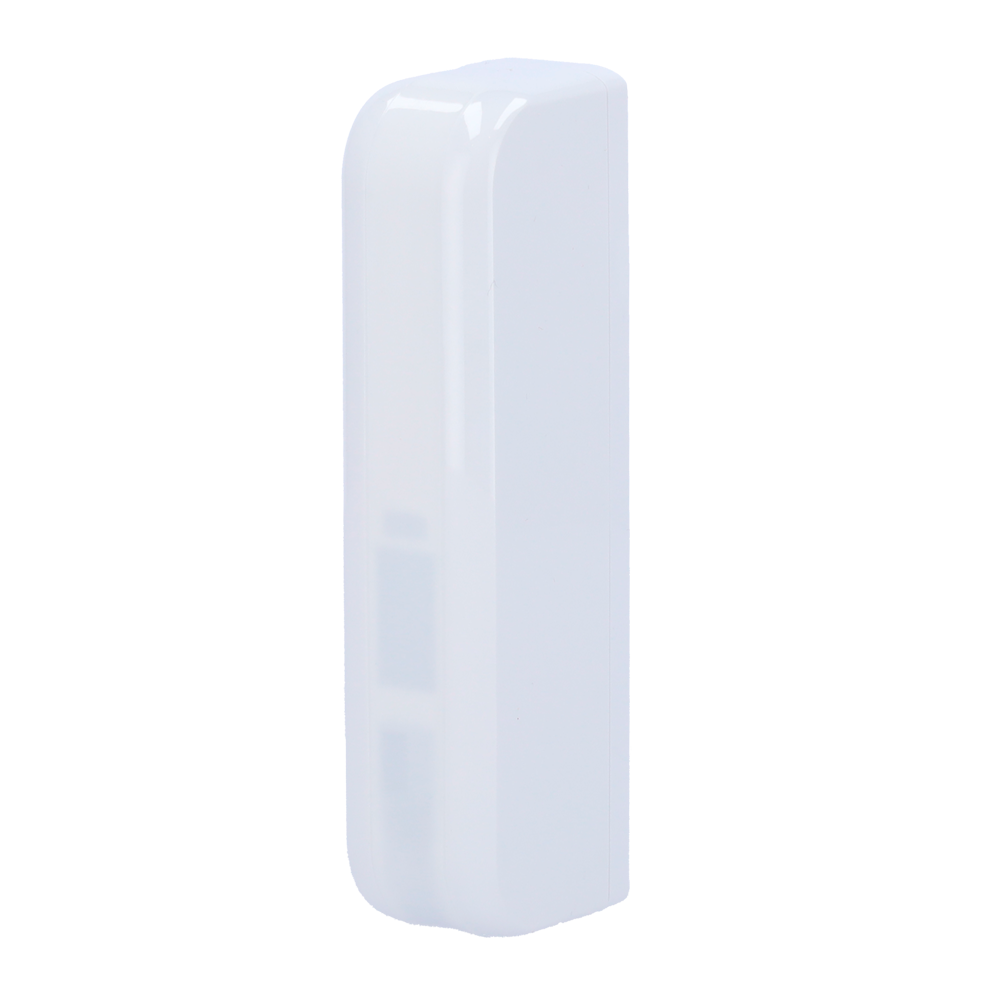 Detector cableado de cortina doble tecnología  - Alcance detección entre 6 y 10 m - Resistencias fin de línea (EOL) seleccionables - Anti-enmascaramiento y tampers anti-apertura - Alimentación 9~16 VDC - Para uso interior y exterior