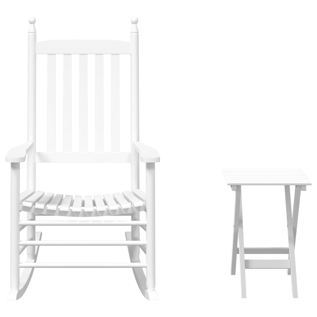 vidaXL Mecedoras con Asientos Curvos Sillones Sillas de Jardín Madera Maciza
