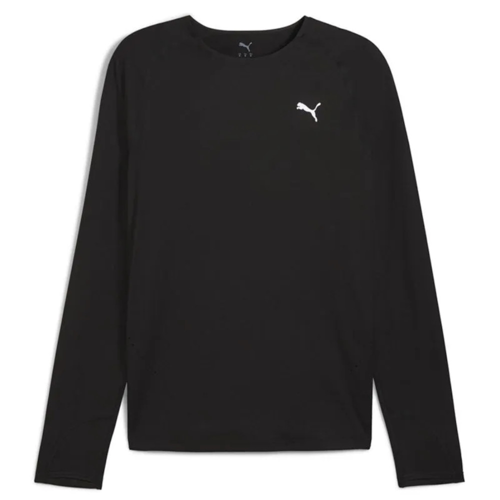 Camiseta Puma de manga larga para correr para hombre CLOUDSPUN - Color Negro - Ref: 526628-01