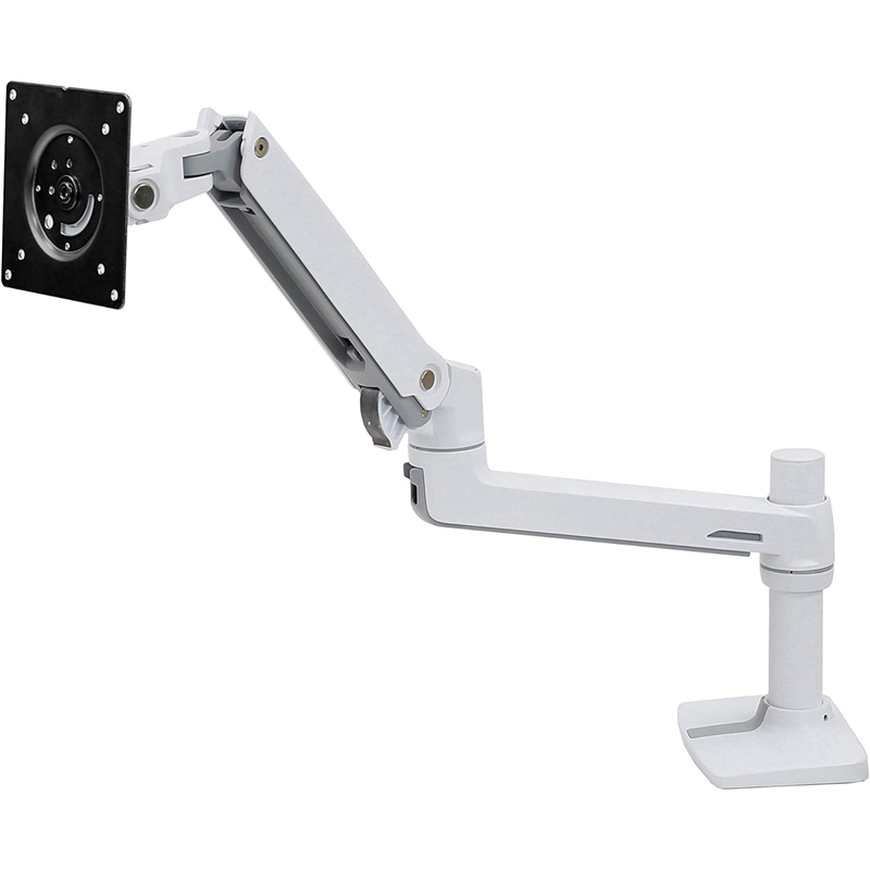 Brazo para monitor Ergotron 45-490-216 LX, soporte de escritorio para un solo monitor, Blanco