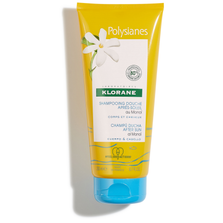 KLORANE POLYSIANES CHAMPU DUCHA AFTER SUN AL MONOI CUERPO Y CABELLO