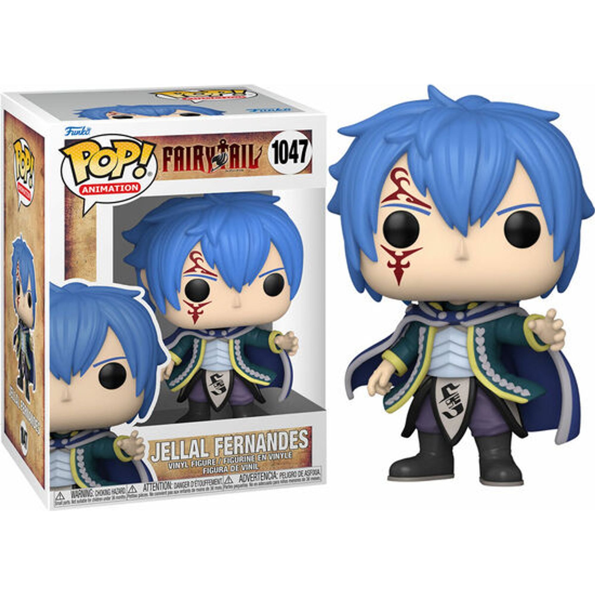 Funko - Figura Pop Fairy Tail Jellal Fernandes - Funko Pop Coleccionable De Edición Limitada - Funko Pop Diseño Detallado Y Realista - Funko Pop Ideal Para Regalo - Funko Pop Gran Variedad De Personajes