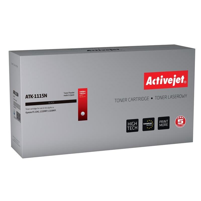 ActiveJet ATK-1115N Compatible Black 1 pieza(s) - Tóner para impresoras láser (1600 páginas, Negro, 1 pieza(s))