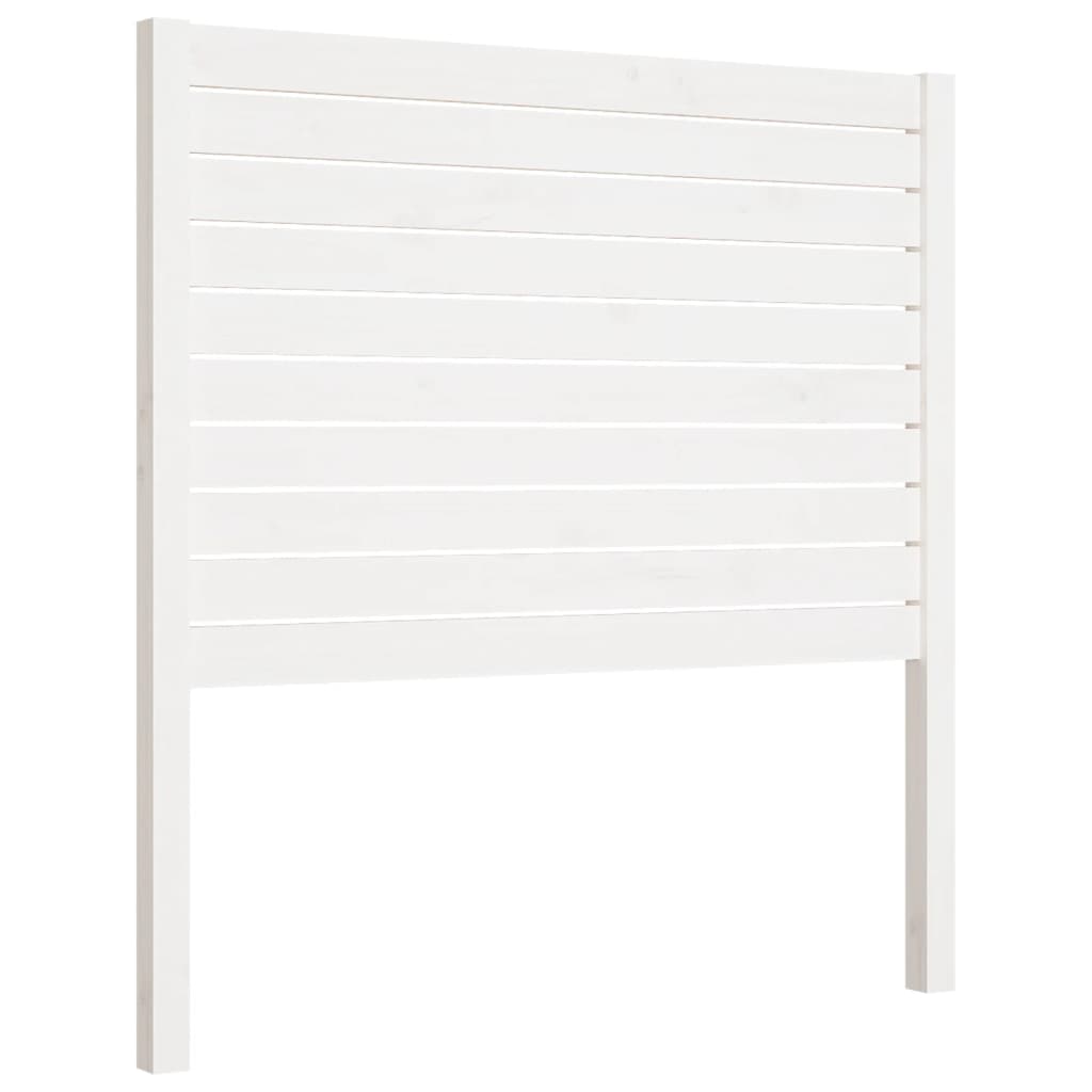 vidaXL Cabecero de cama madera maciza de pino blanco 81x4x100 cm