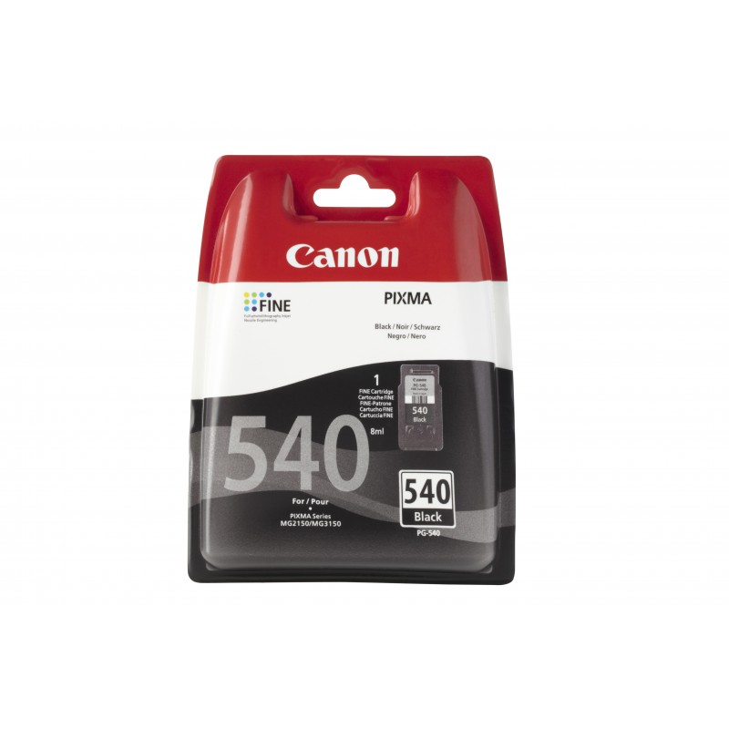 Canon - PG-540 cartucho de tinta 1 pieza(s) Original Rendimiento estándar Foto negro 5225B005