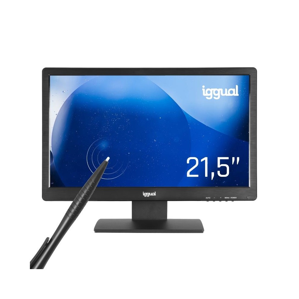 iggual Monitor táctil resistivo 21,5" 16:9 FHD