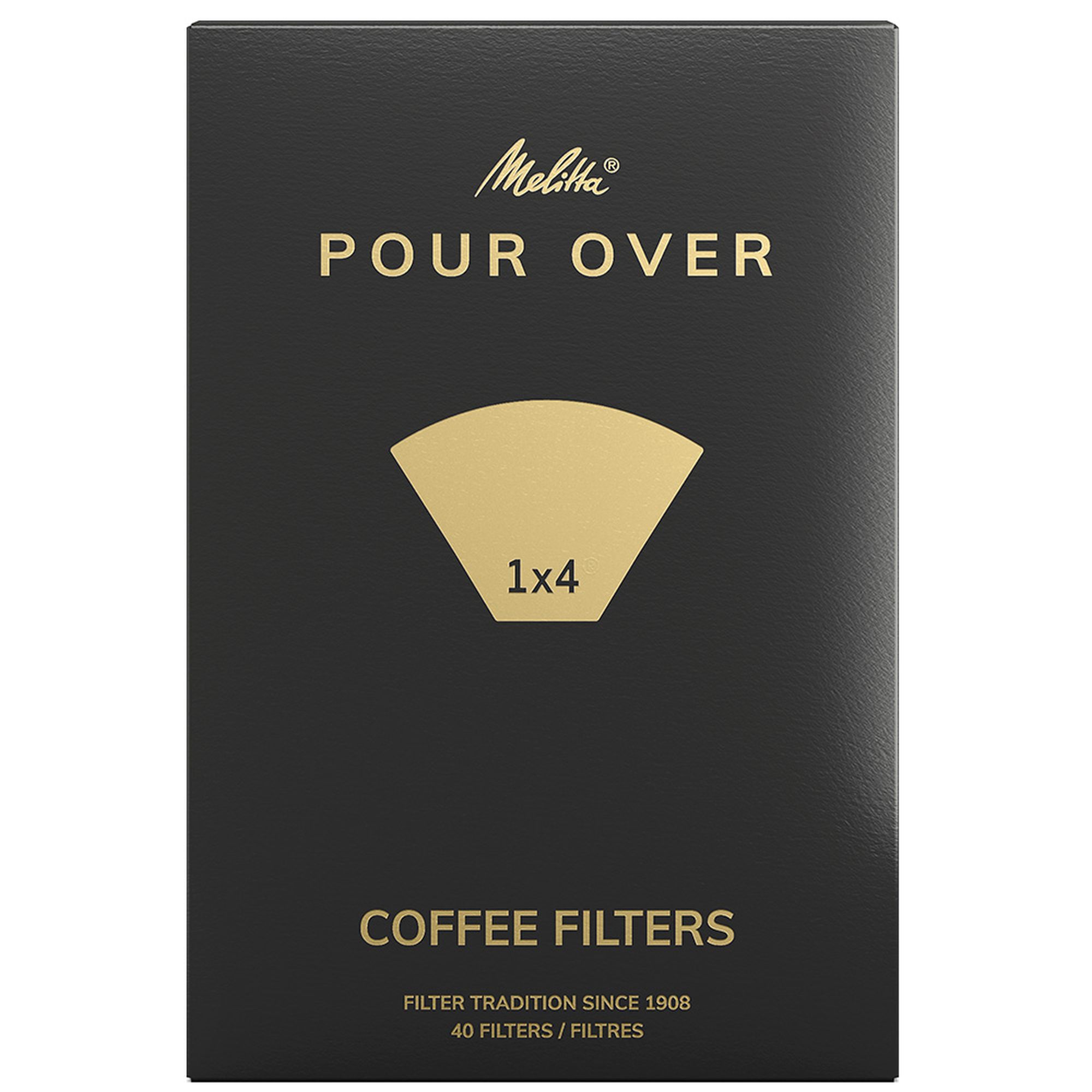 Melitta Filtros de café Pour Over 1x4/40
