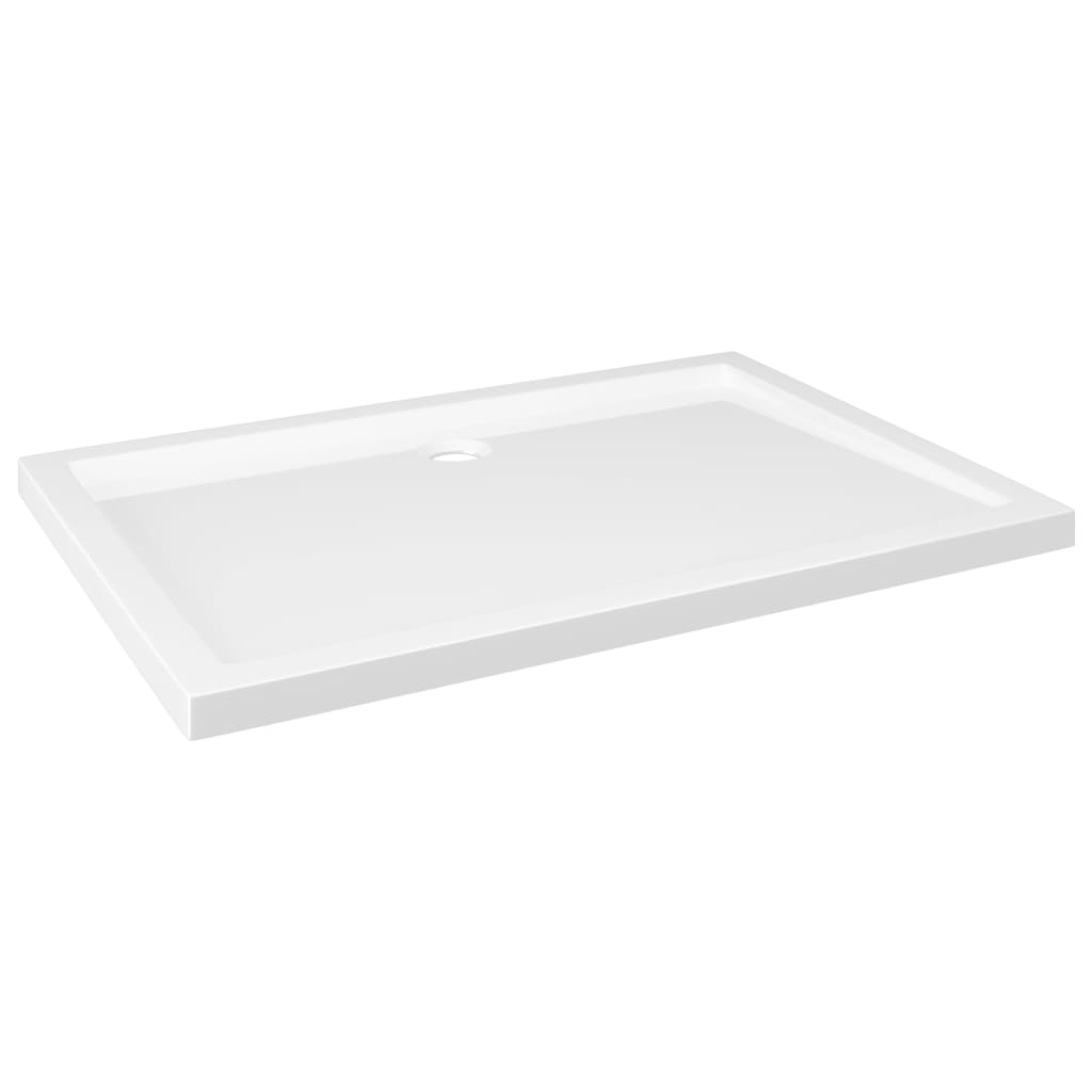 vidaXL Plato de Ducha Rectangular ABS 80x110 cm Placa Receptor Baño Aseo Baño Color Blanco,  Negro, y mas