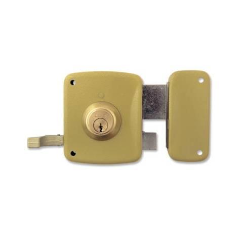 Cerradura sobreponer hierro esmaltado 5125-A/12I Lince
