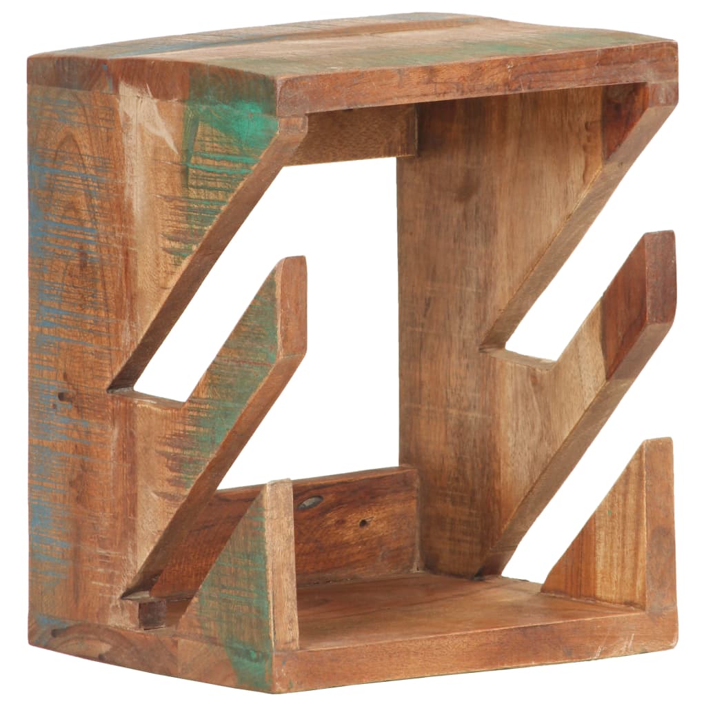 vidaXL Madera de Acacia Soporte para Monopatín de Pared Estante Garaje Sótanos Material madera maciza de mango, madera maciza de acacia, madera maciza reciclada