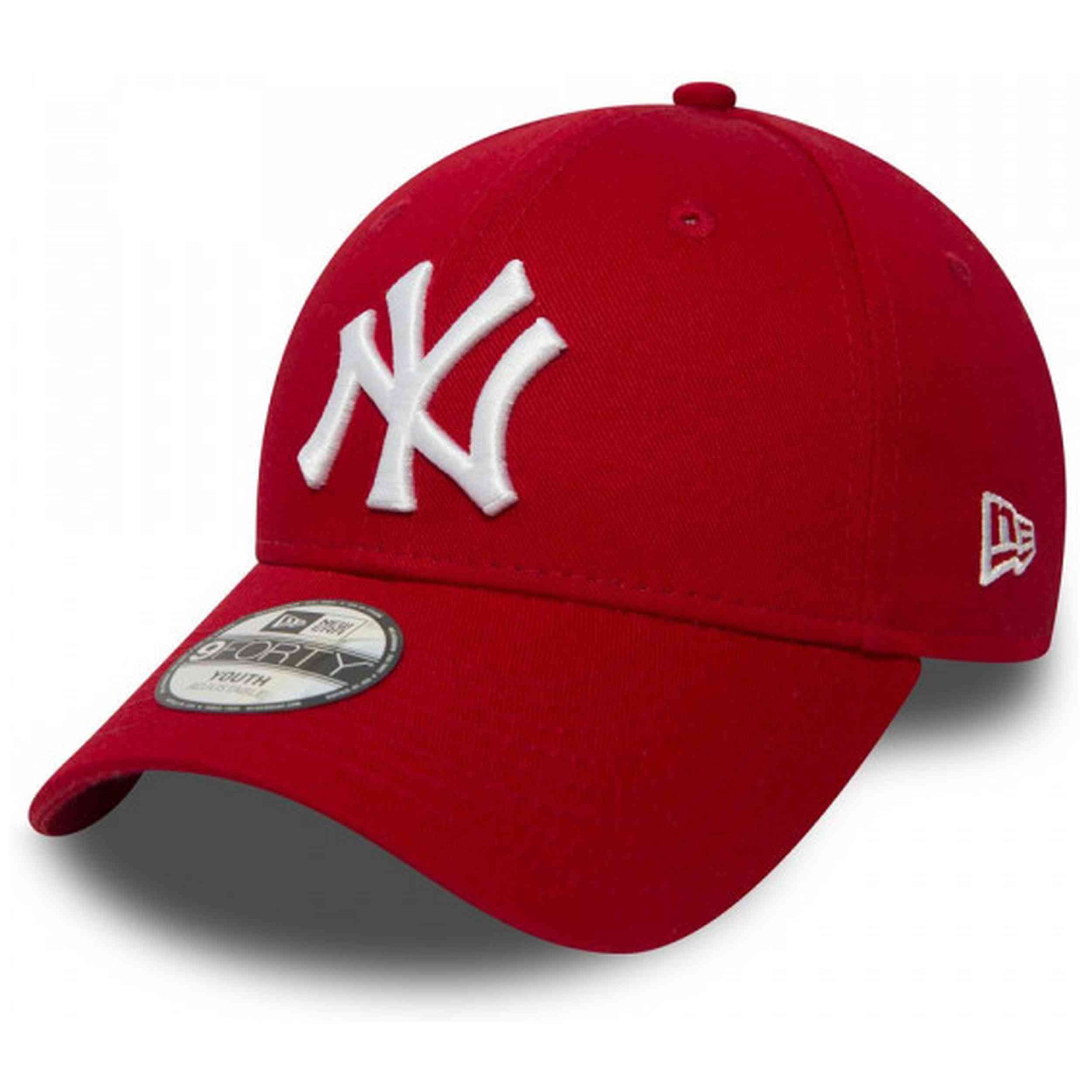 Gorro New Era modelo K 940 Mlb League Basic Neyyan Scar/Wht en color Rojo