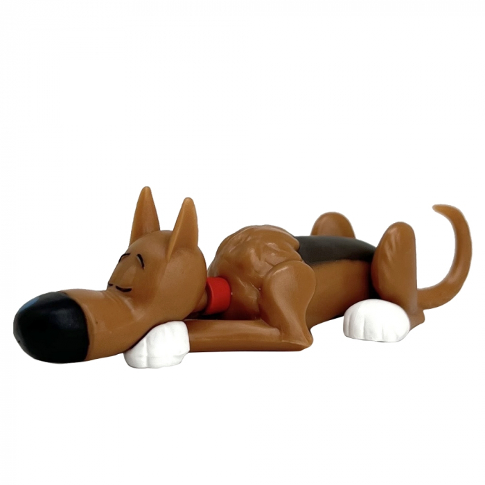 Plastoy Lucky Luke Llavero Rantanplan tumbado - Plástico - 8 cm